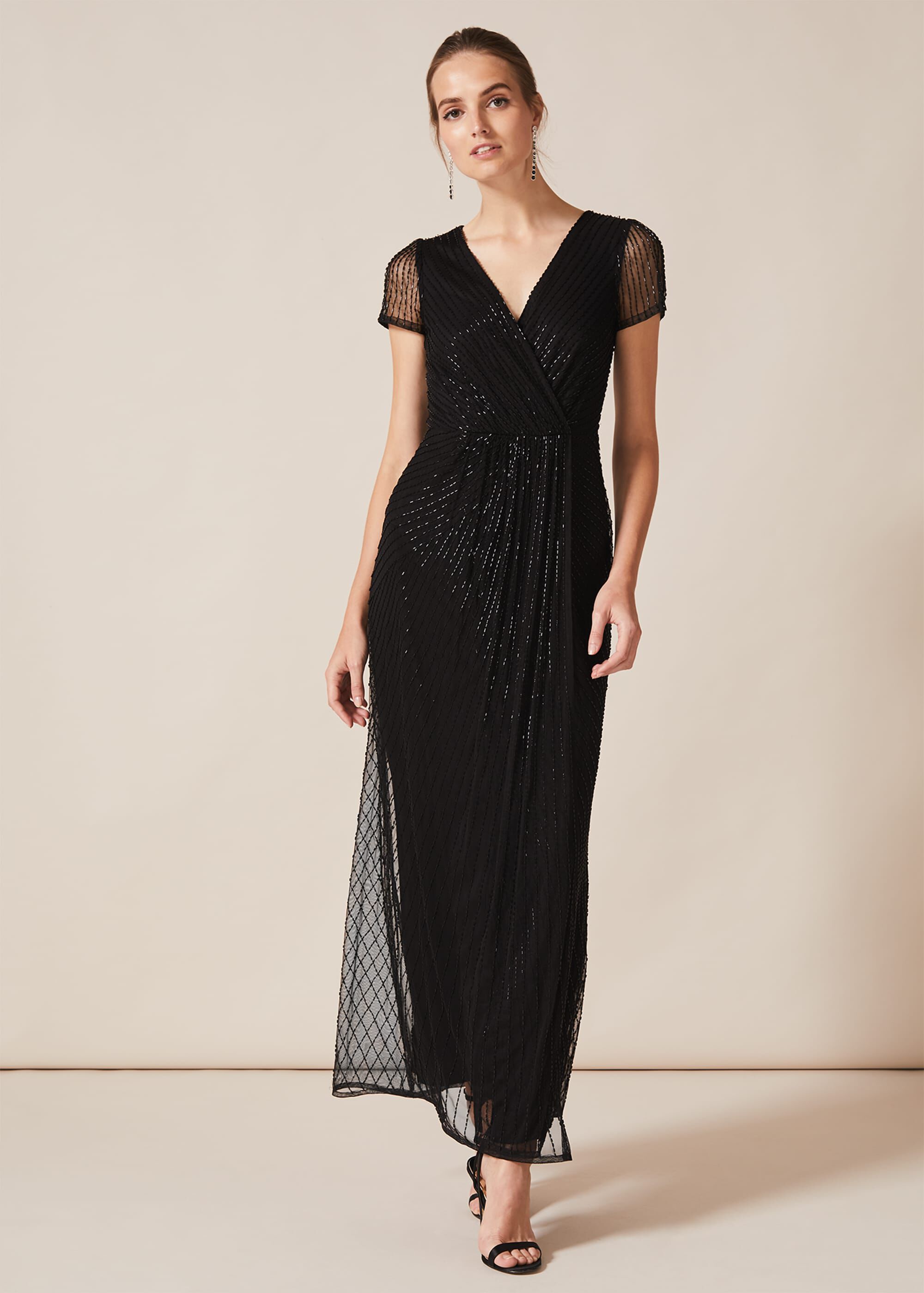 Natasia Beaded Maxi Dress | Phase Eight